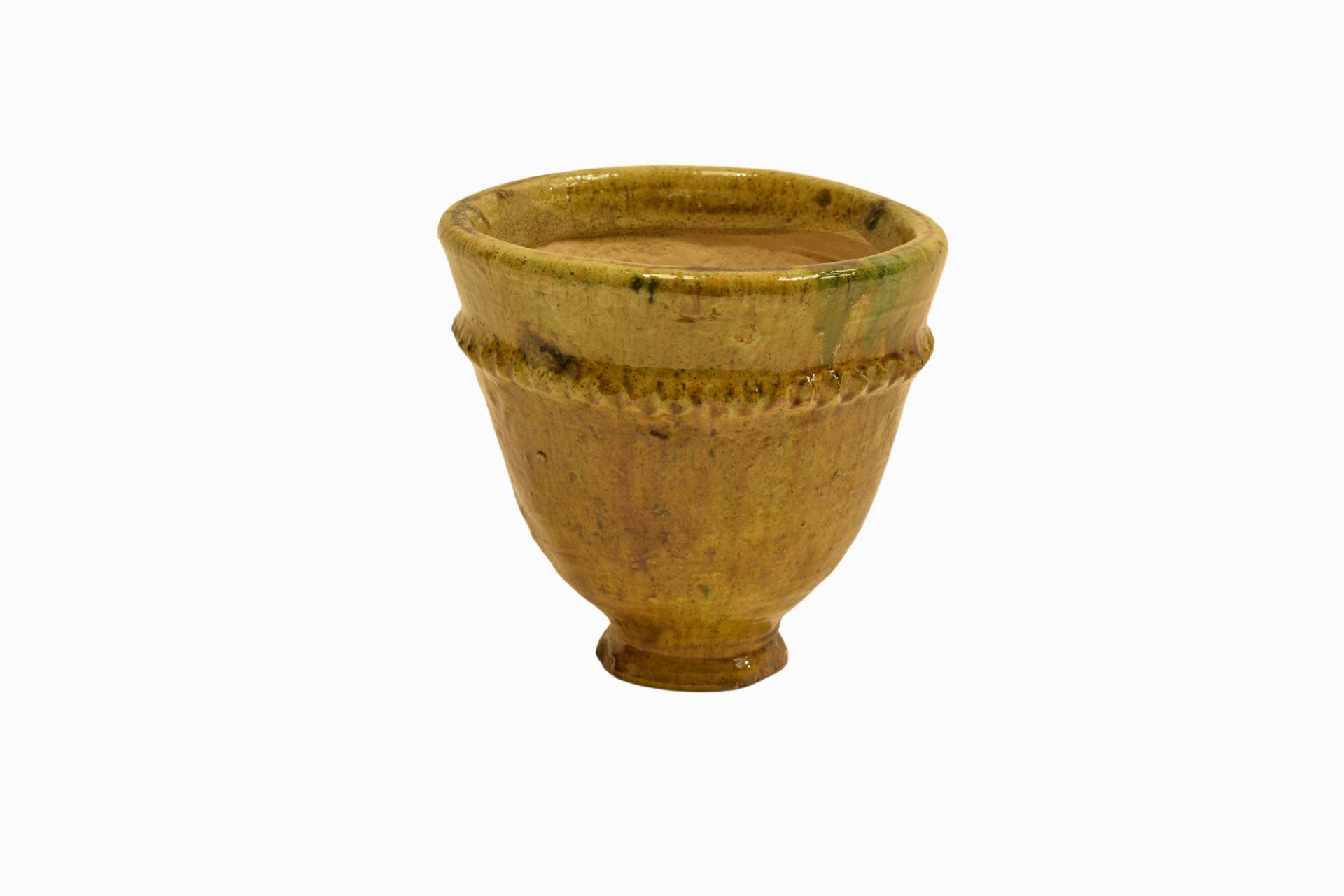 ochre plant pot Ochre Zagora Flower pot – Raj Tent Club Shop