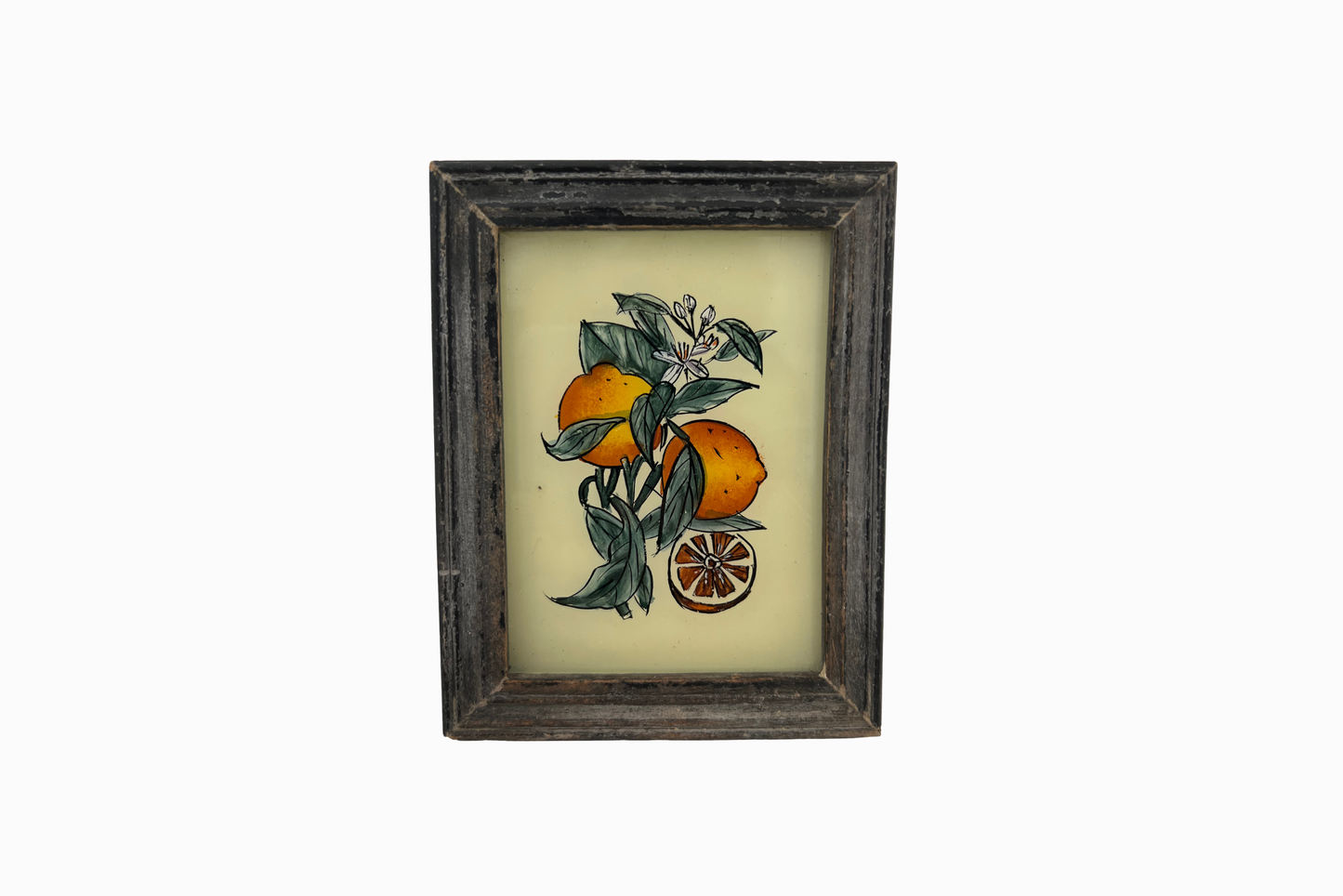 A Reverse Glass Painting of Oranges (Extra Small)