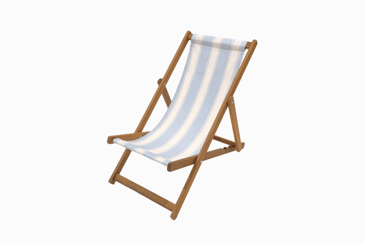 Powder Blue Stripe Deckchair