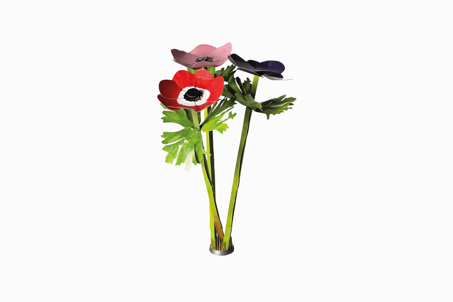 Flat pack paper anemones