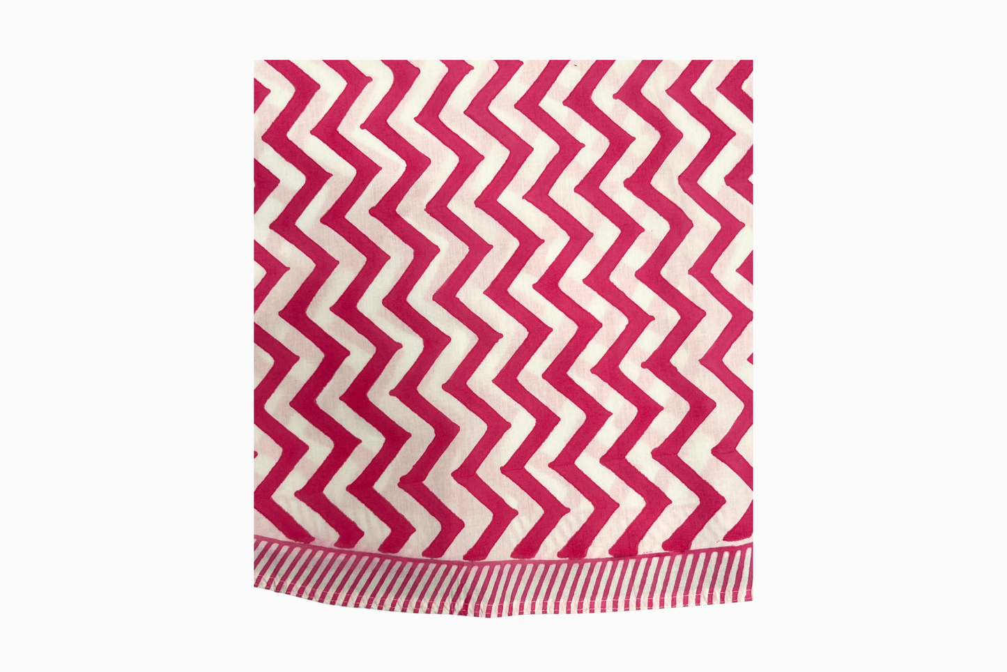 Mantel de algodón TC5 con estampado de bloques de granados 