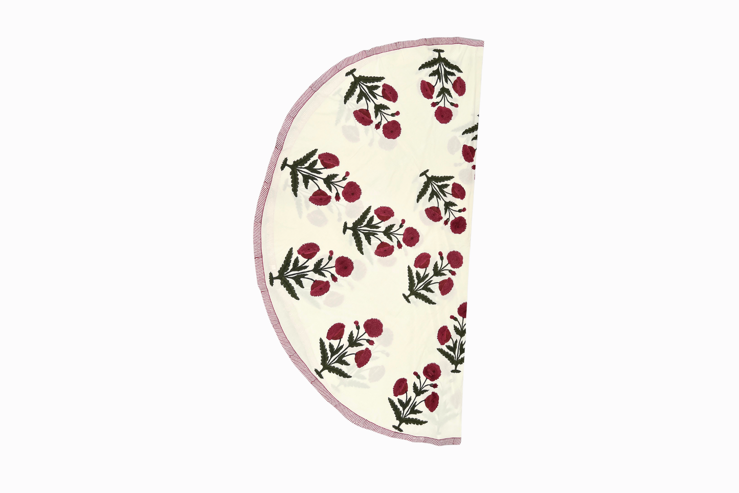 Poppy Print Cotton Tablecloth - Round (Extra Large)