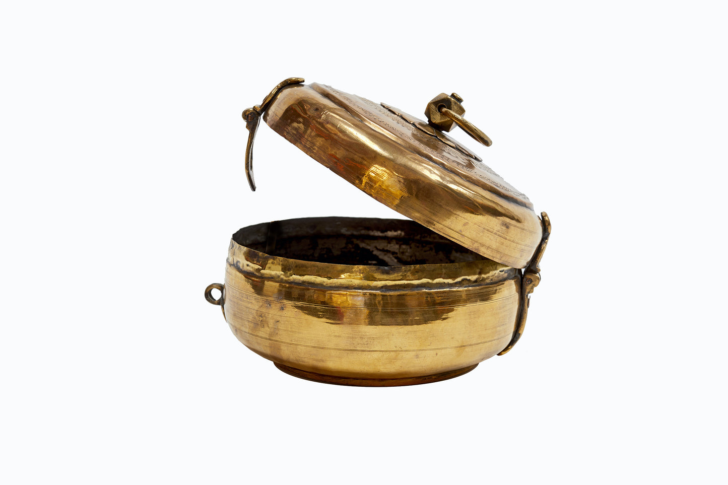 Brass chapati box large