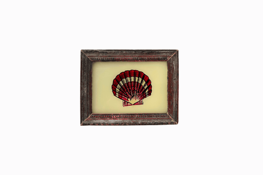A Reverse Glass Painting of a Scallop (Extra Small)