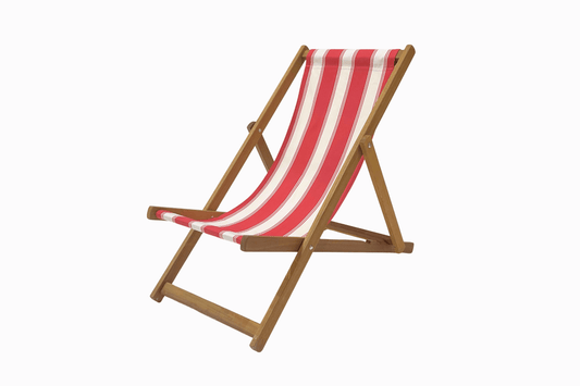 Red Stripe Deckchair