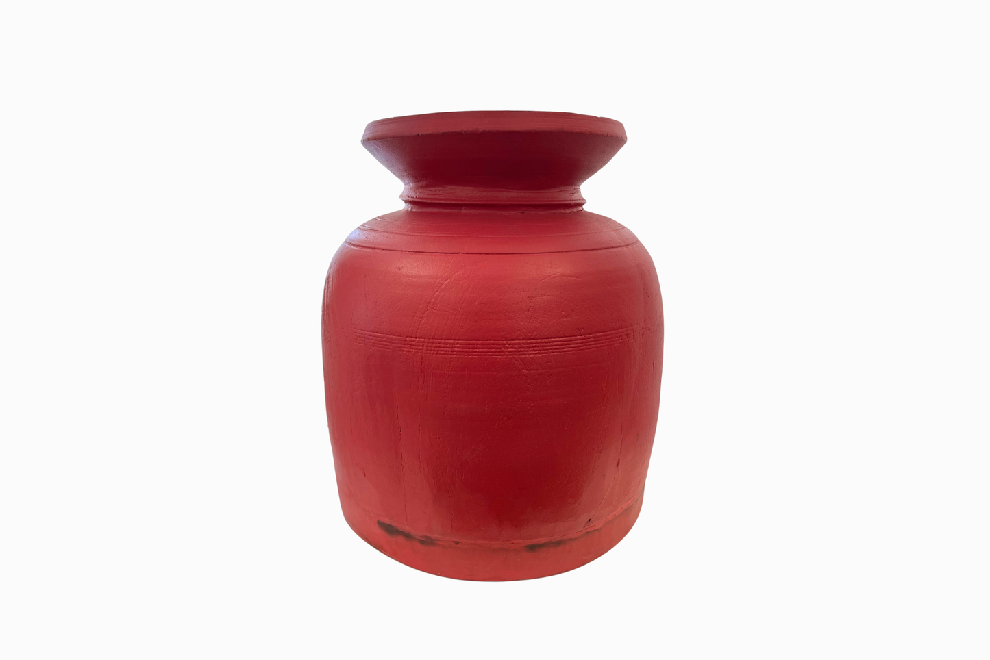 Mongo Wood Painted Pot 1