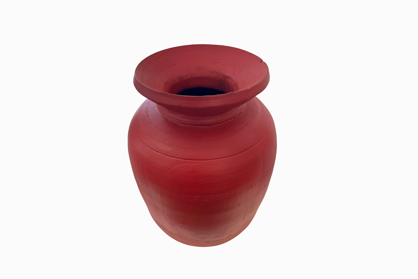 Mongo Wood Painted Pot 1
