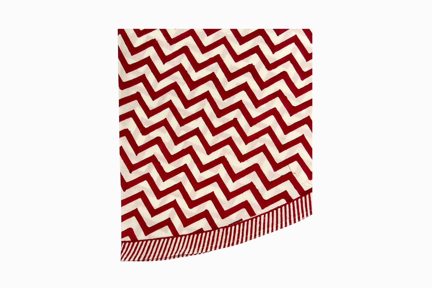 Mantel de algodón TC5 con estampado de bloques de granados 
