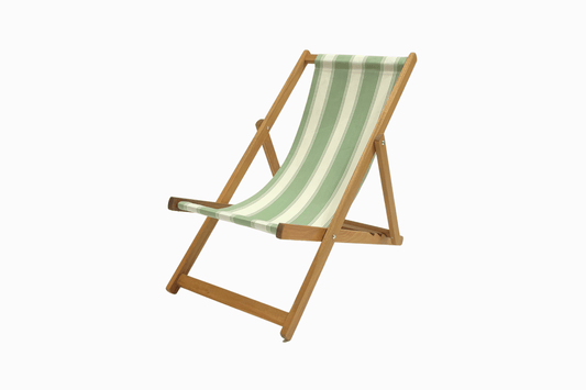 Green Stripe Deckchair
