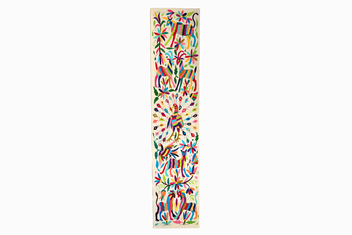Otomi Mexican Embroidered Textile Art