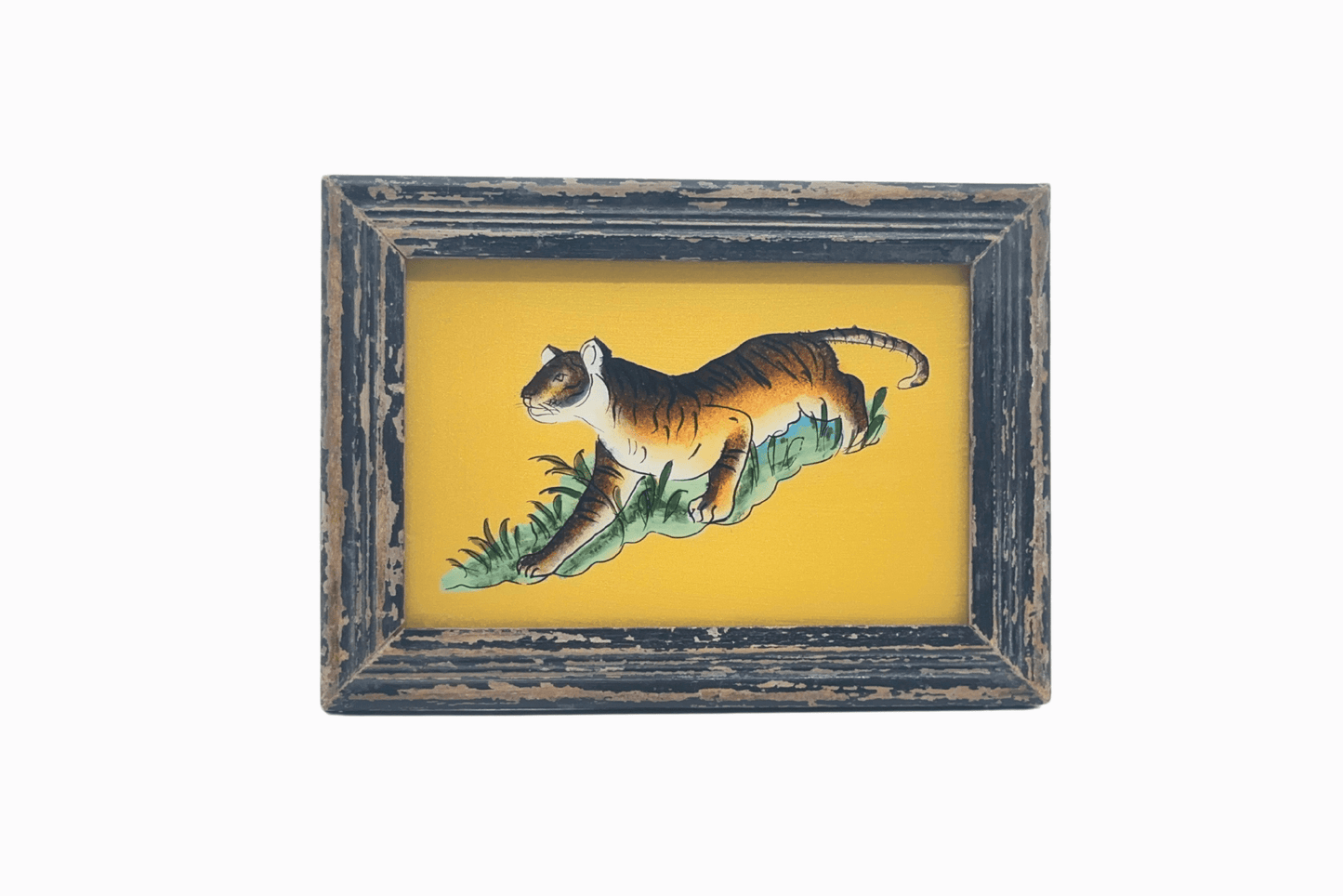 Indian glass painting of a tiger (small)