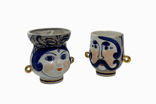 A pair of vintage Korosten Porcelain cups