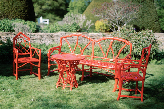 Maroc Baroque Octagon Table - Red