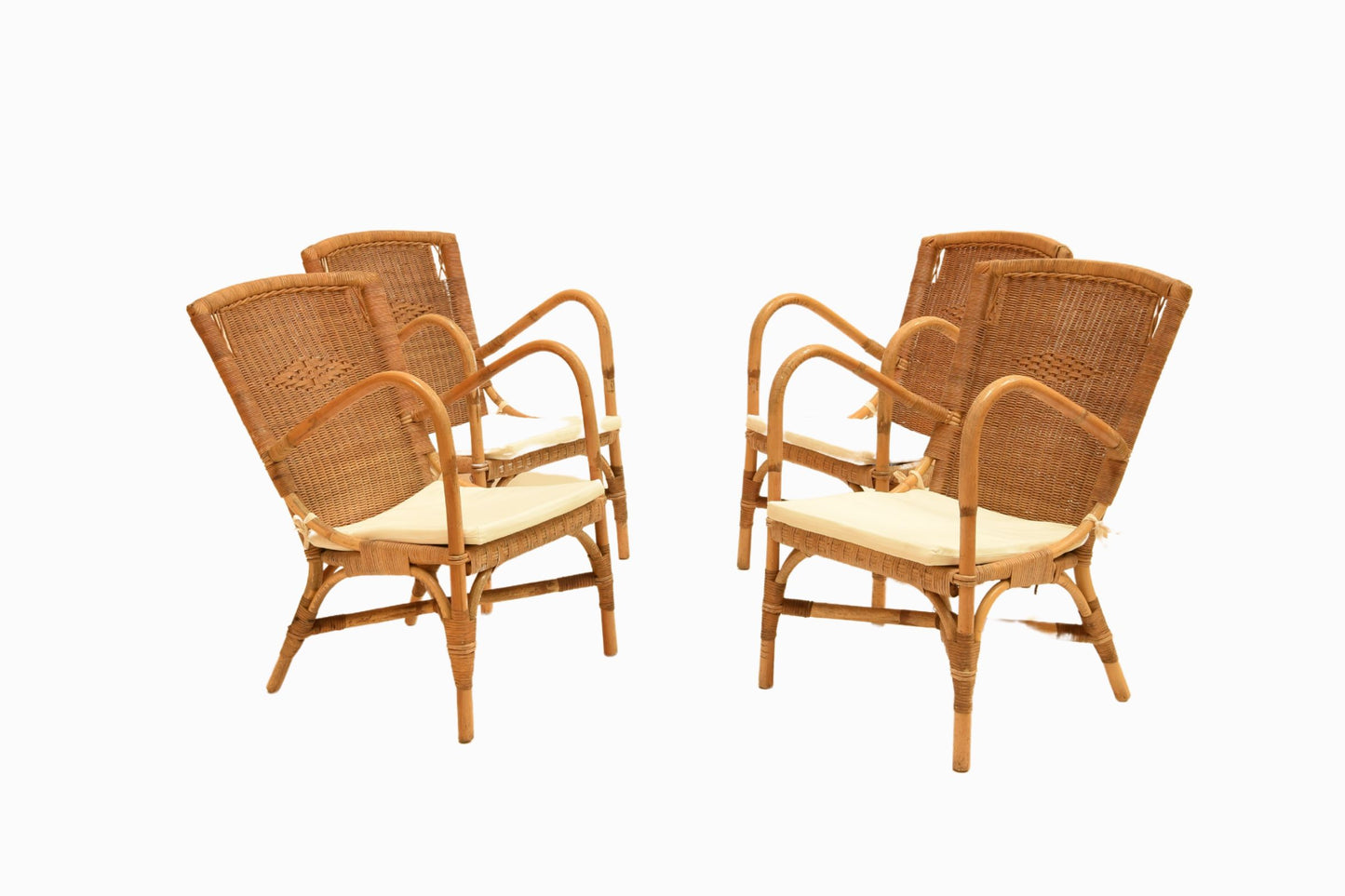 Vintage Angraves Rattan Chairs
