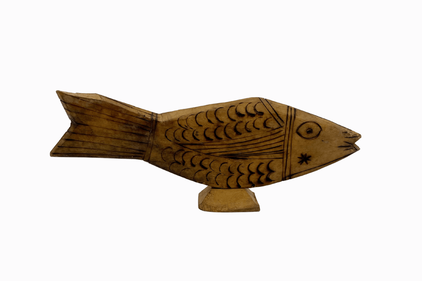 Indian Hand Carved Fish 1