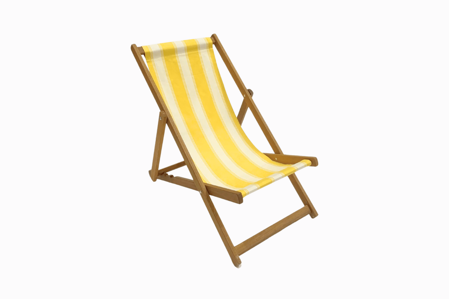 Yellow Stripe Deckchair
