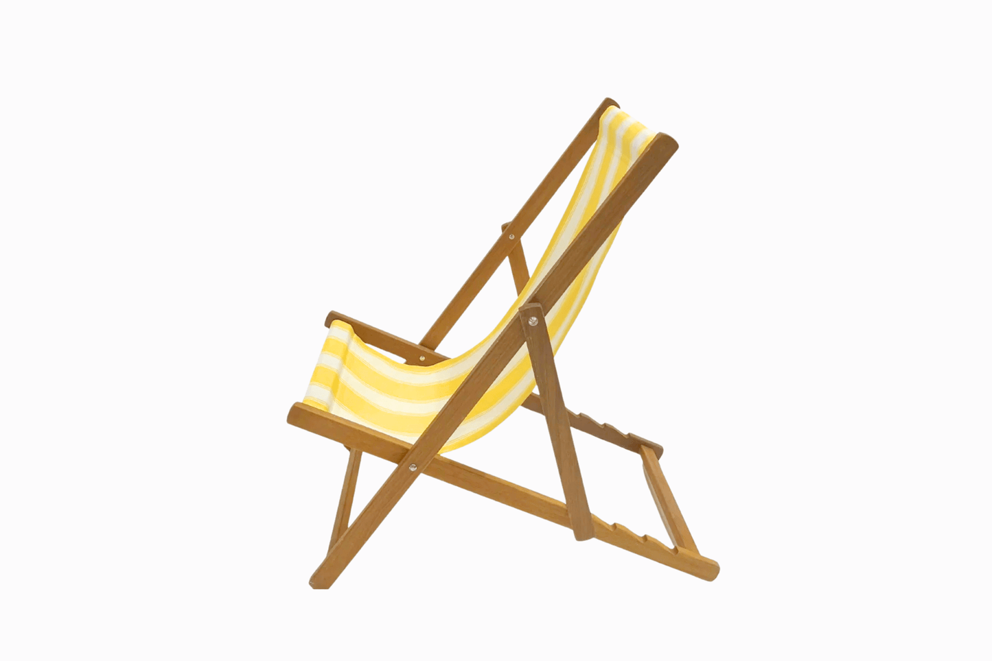 Yellow Stripe Deckchair