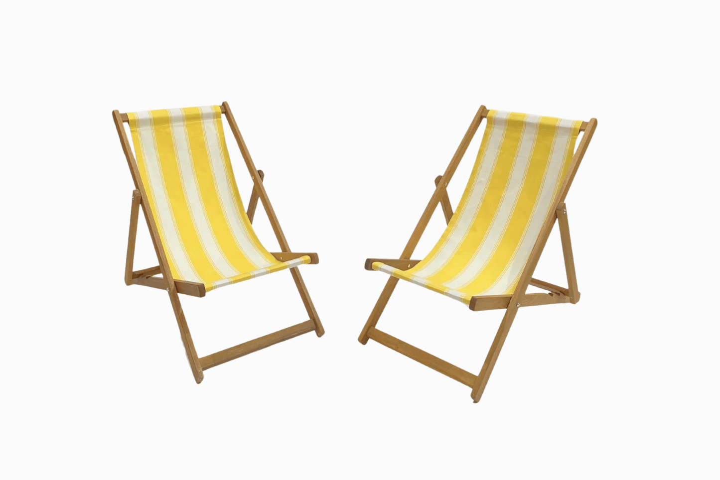 Yellow Stripe Deckchair