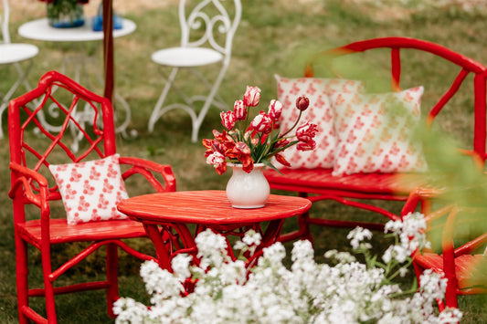 Maroc Baroque Chair - Red