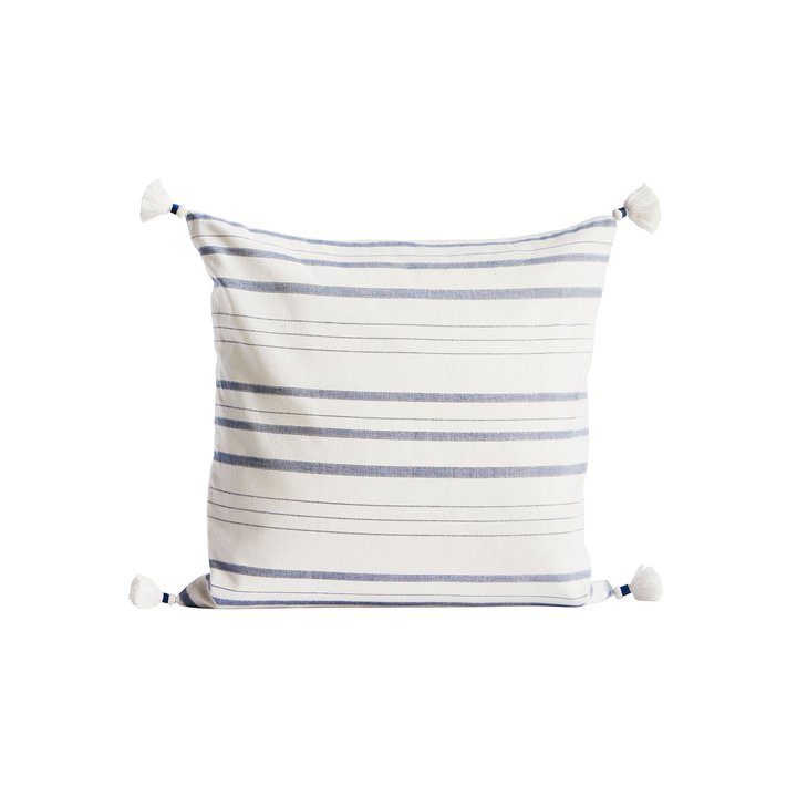 Viva Striped Cushion - Blue - 2 Shapes