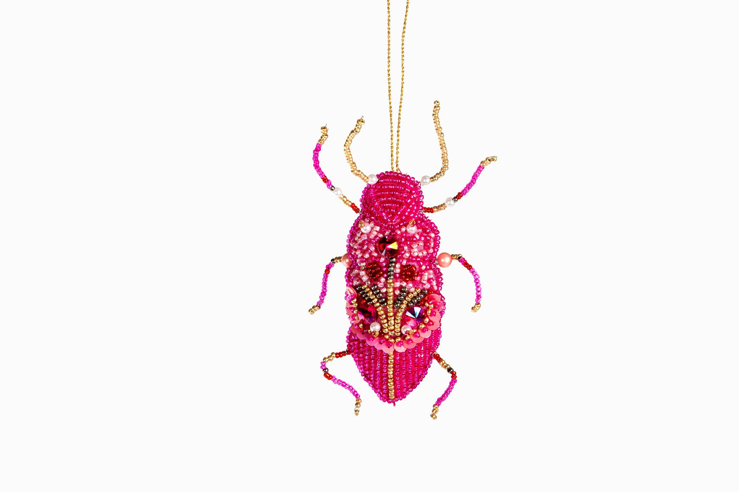 Beaded Beetle (pink)