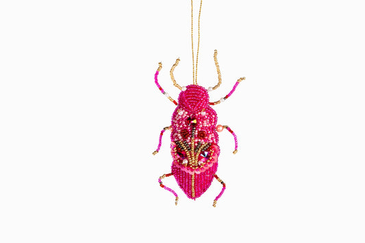 Beaded Beetle (pink)