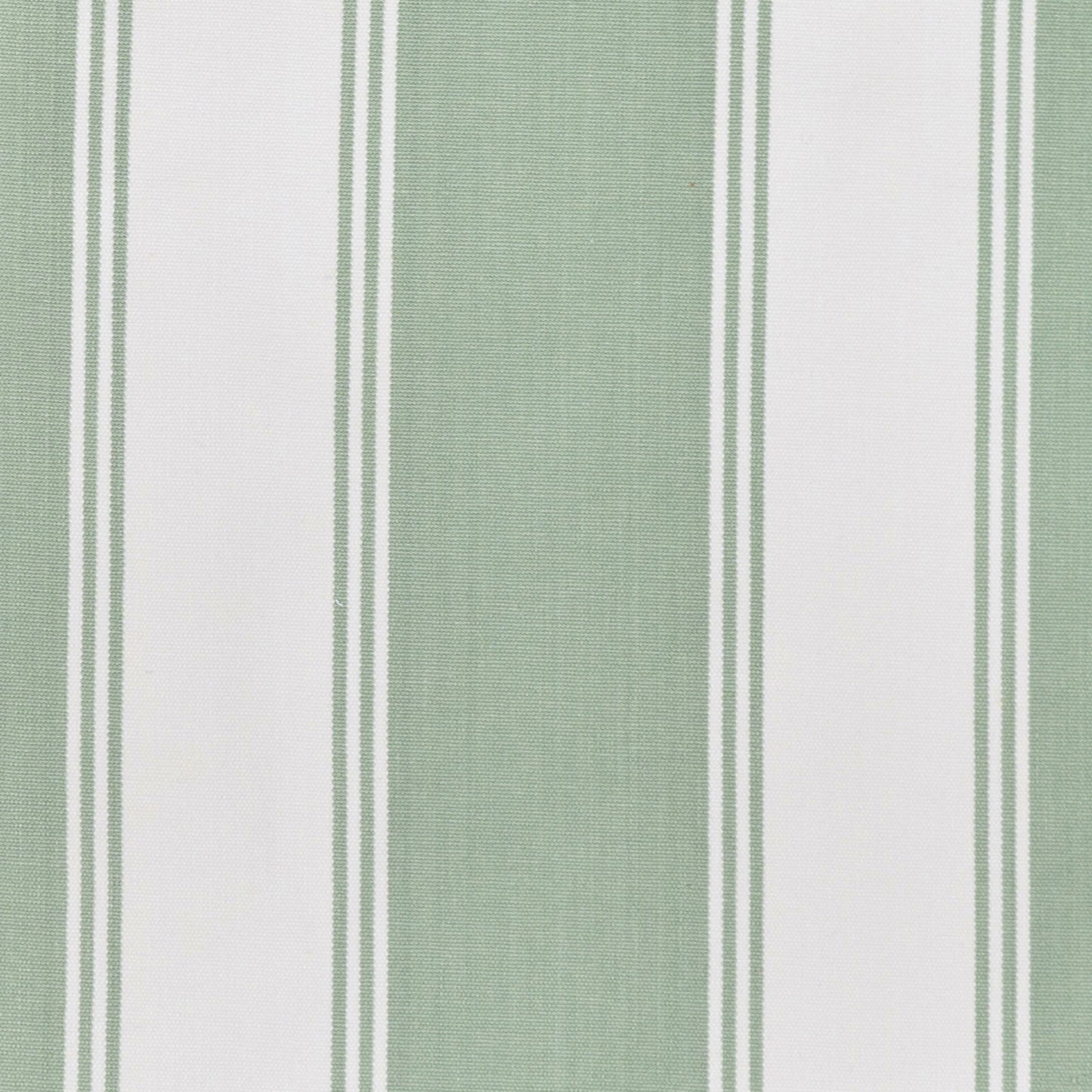 PALM SPRINGS GUNMETAL CHAIR Green & Cream Stripe Cushions