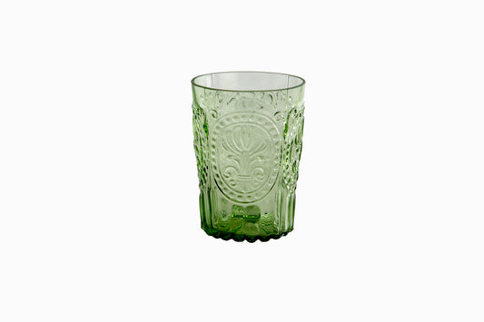 DECORATIVE DRINKING GLASSES GREEN