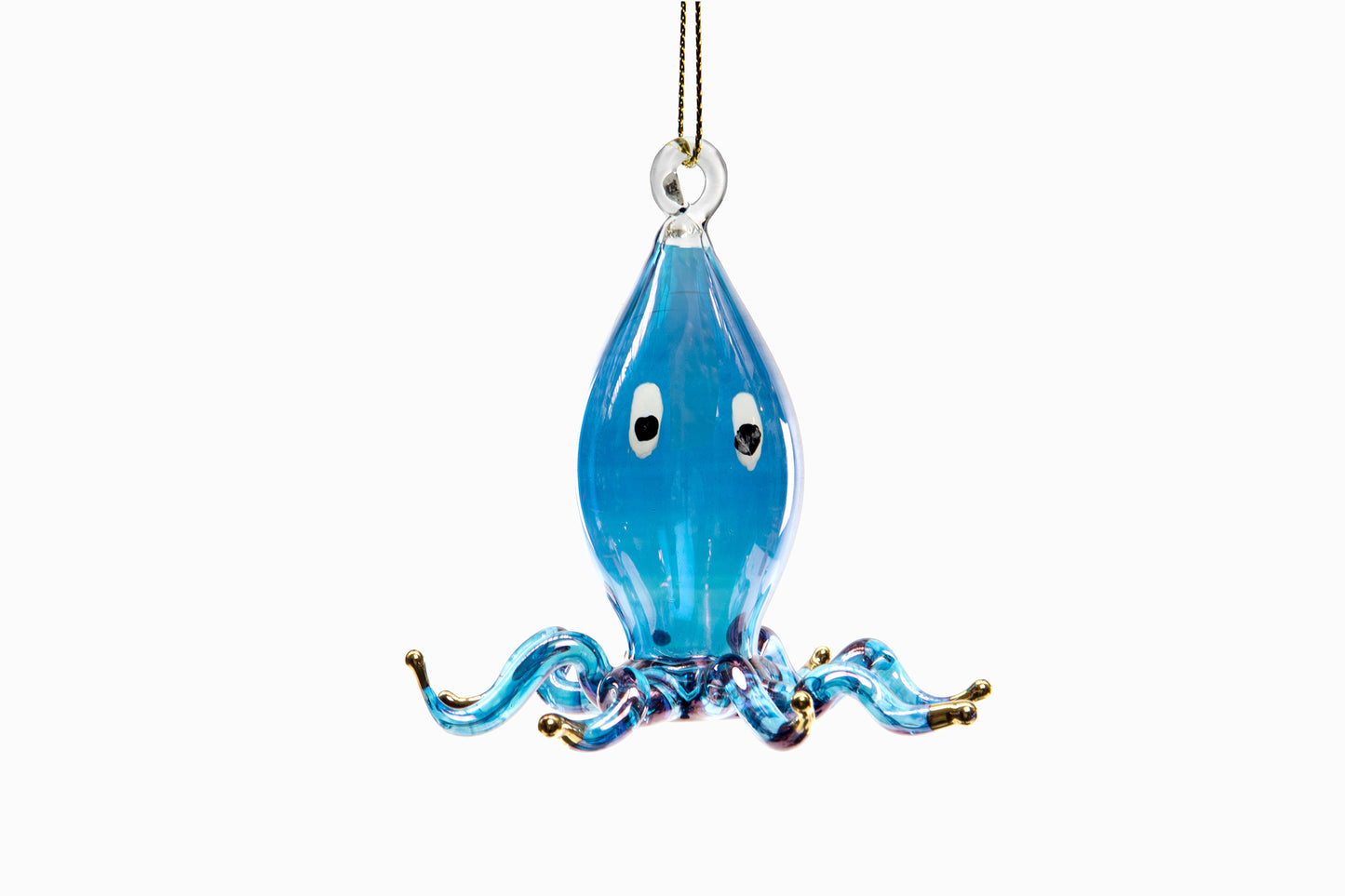 Glass Octopus-Blue
