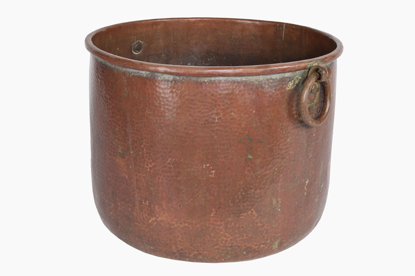 Large deep copper water pot Raj Tent Club Shop