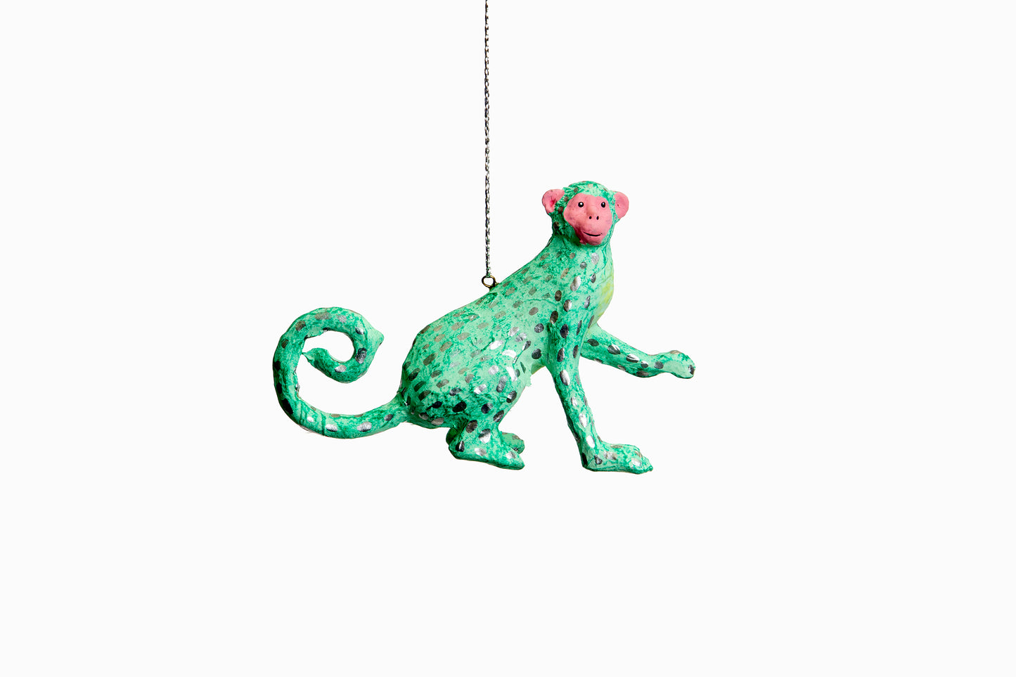 Decoraciones de monos (verde claro)