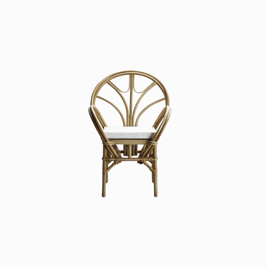 Rattan Arch Back Dining Chair