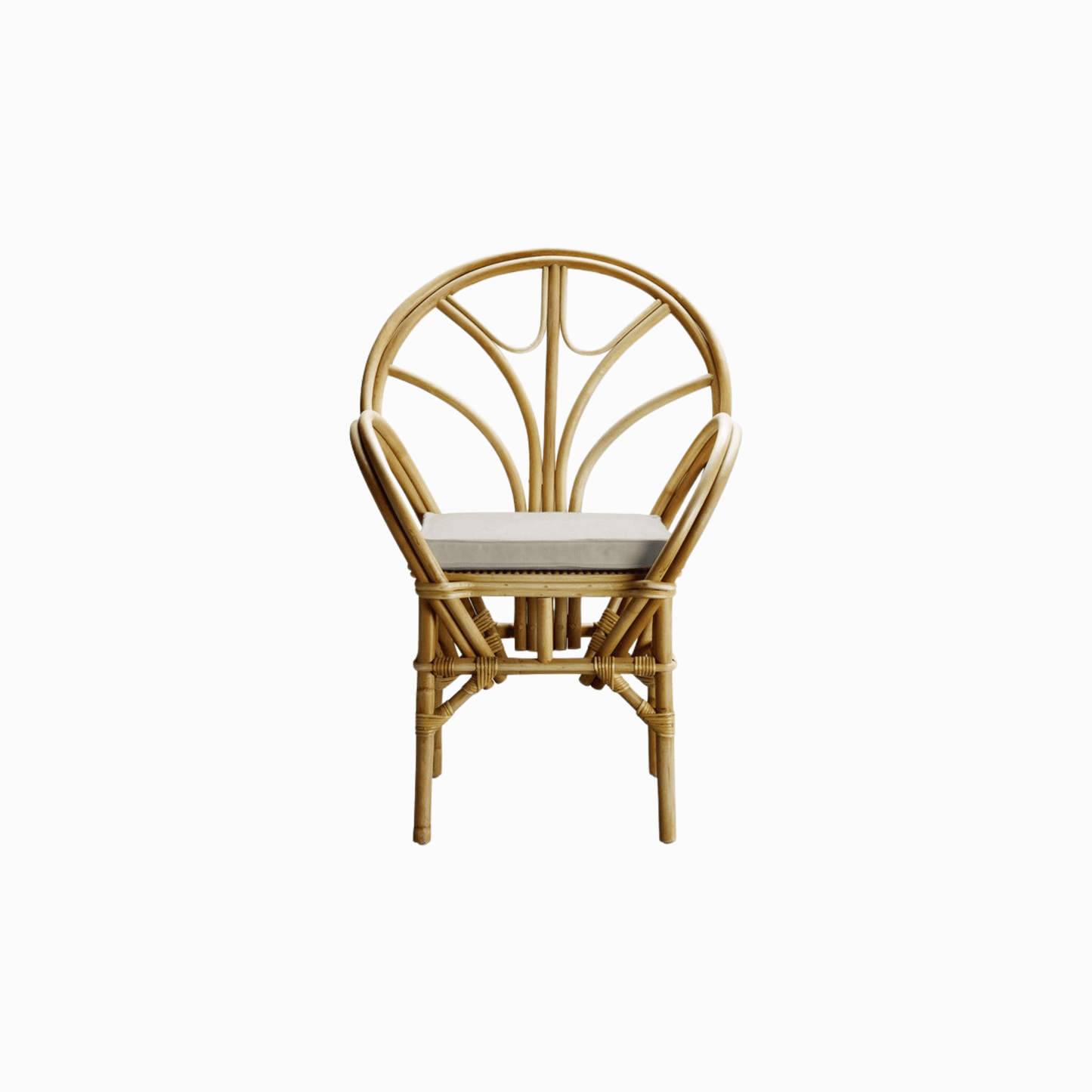 Rattan Arch Back Dining Chair