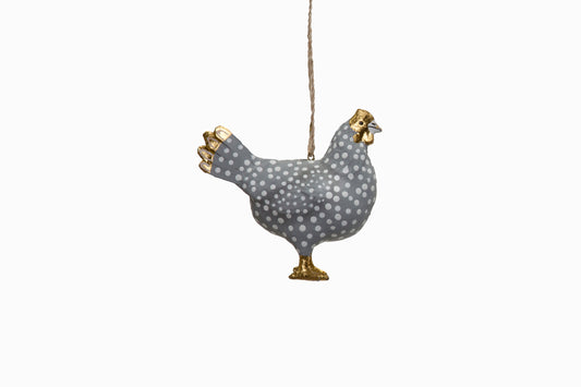 SUBTLE AND SOPHISTICATED HENS GREY WITH SPOTS
