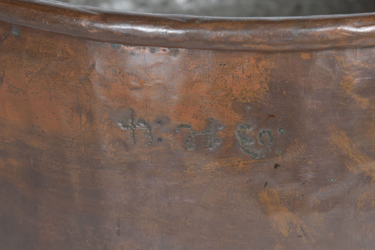 Large copper water pot