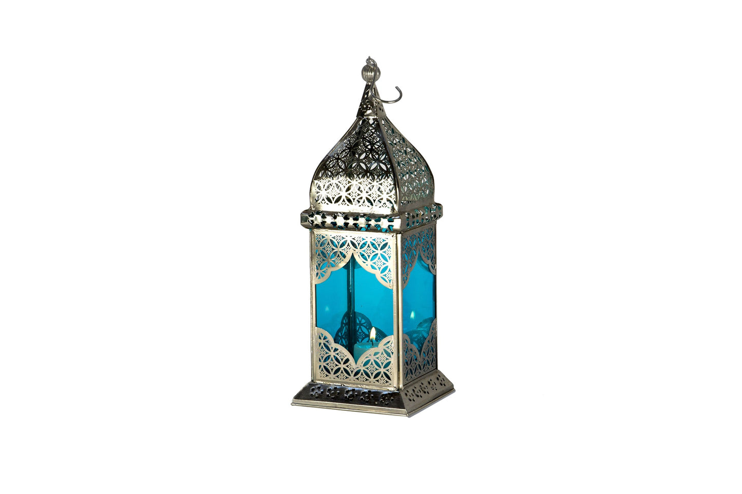 LANTERNE EN ARGENT JAIPUR TURQUOISE