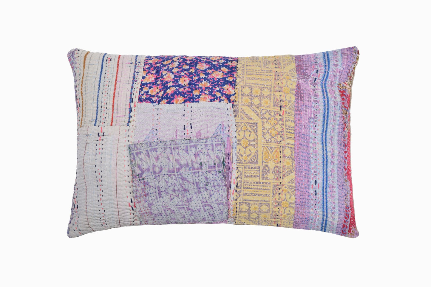 Kantha stitch cushion Ref 10