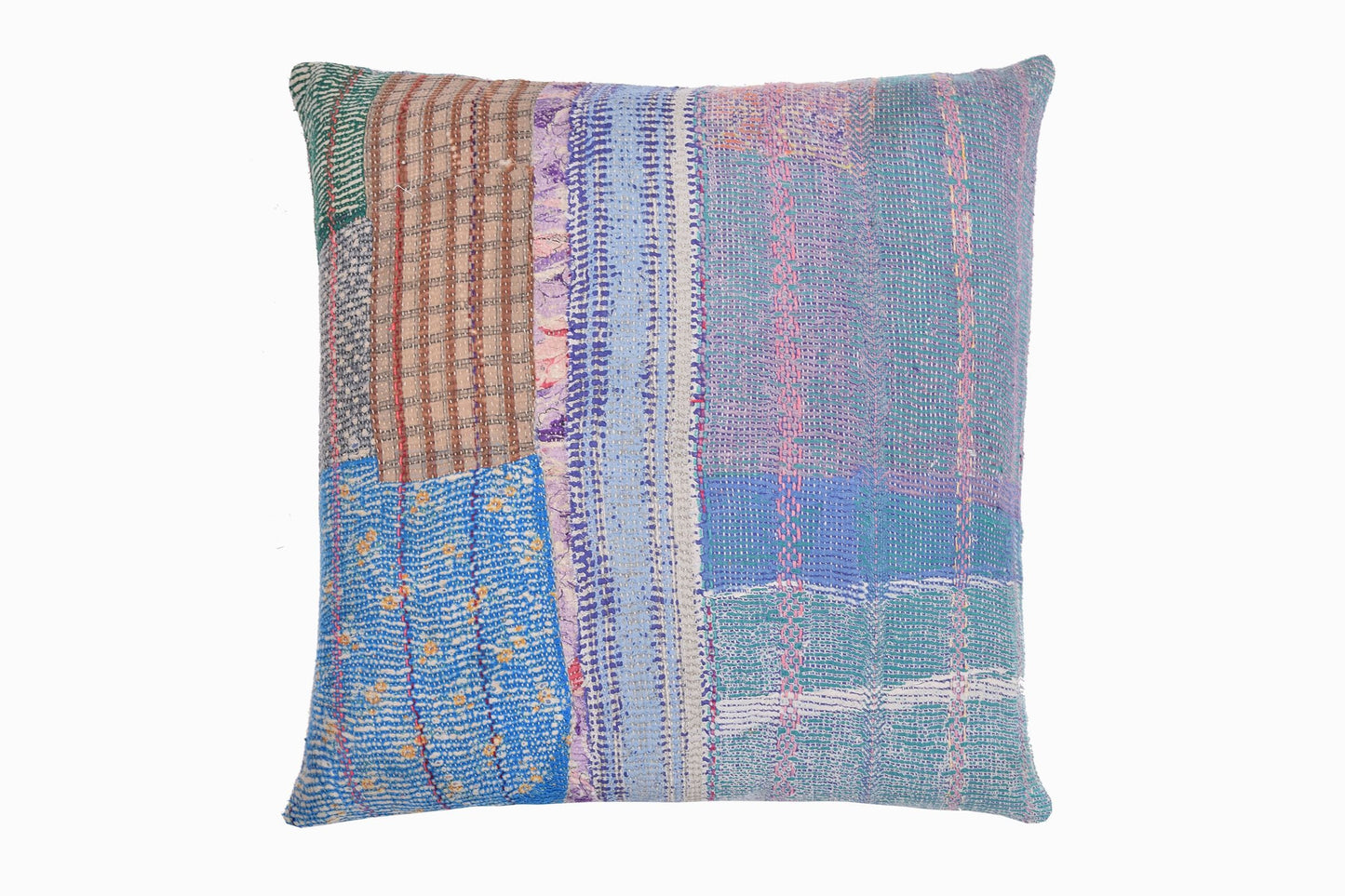Coussin point Kantha Réf 24