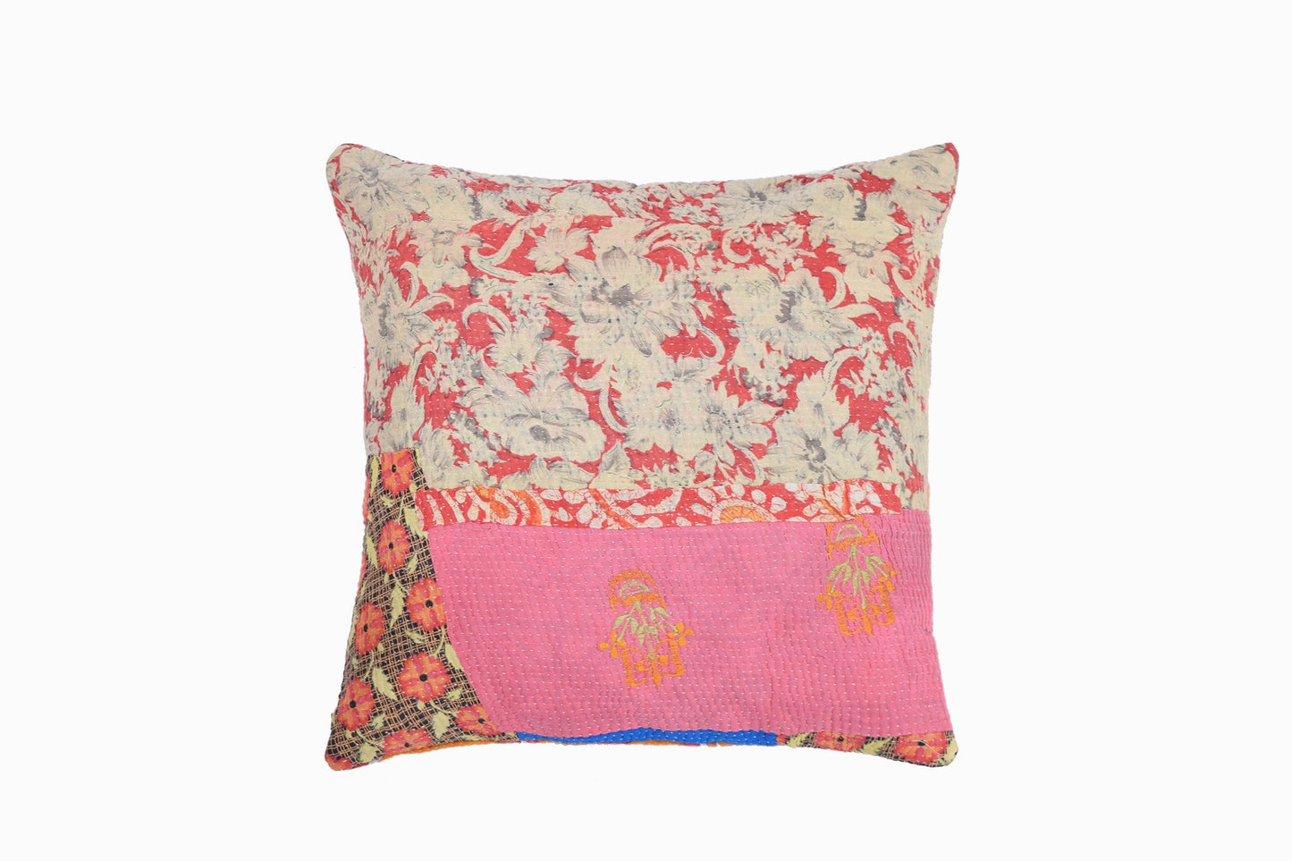 Coussin point Kantha Réf 18