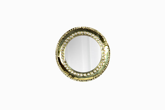 Small mirror circle with holes