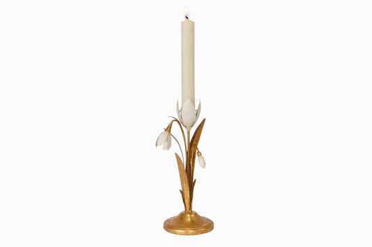 Snowdrop candle holder