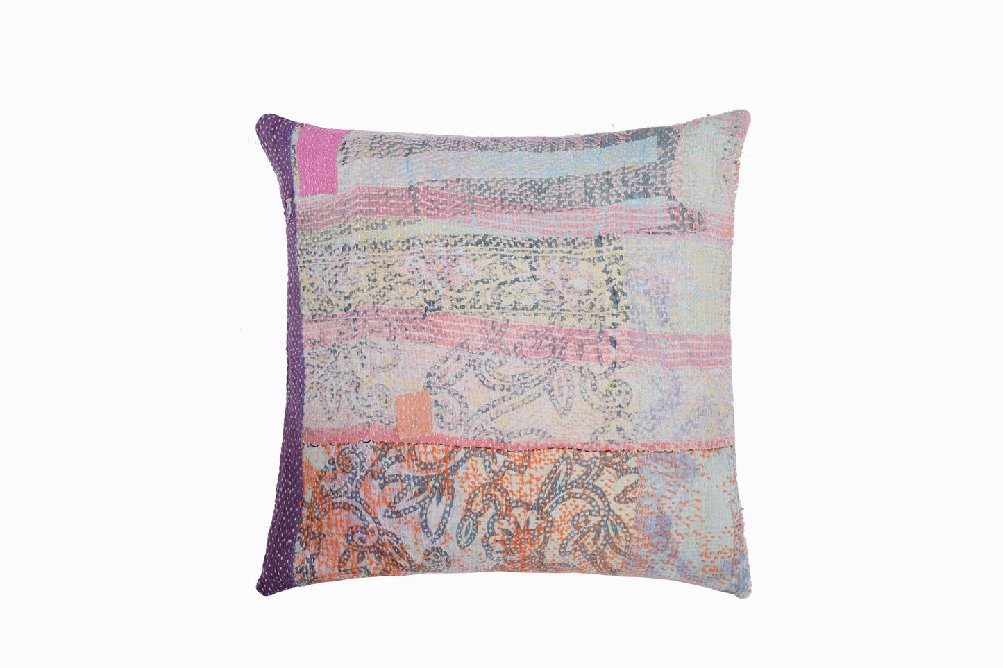 Coussin point Kantha Réf 19