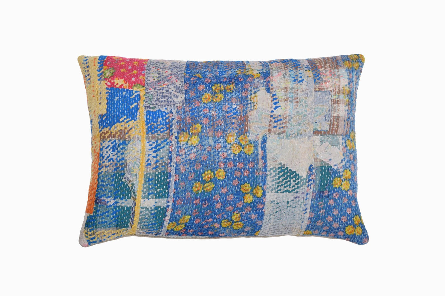 Coussin point Kantha Réf 12
