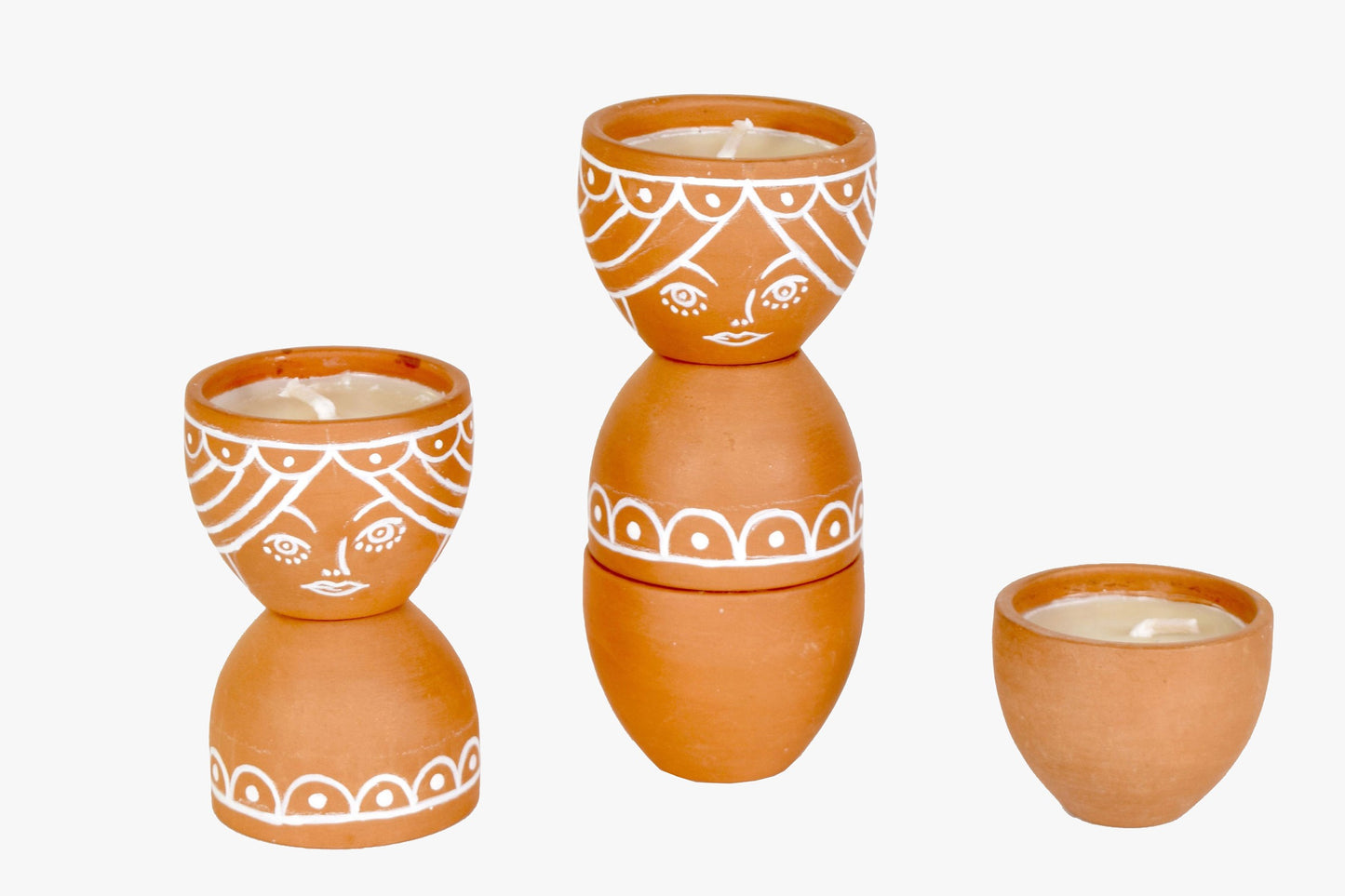 Velas de té de cerámica Poetware