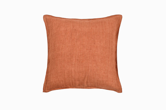 Linen cushion rust