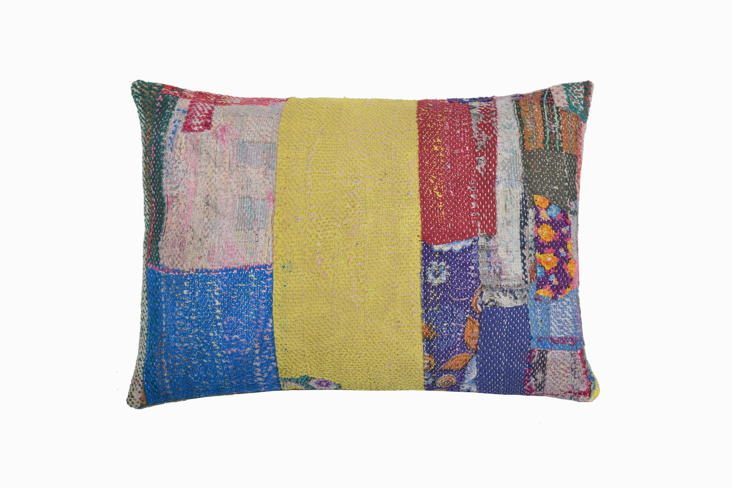 Coussin point Kantha Réf 16
