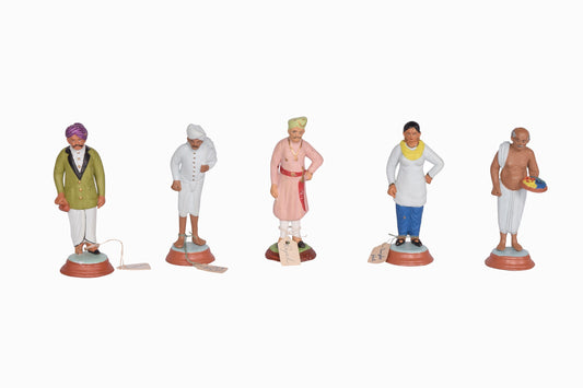 Vintage ceramic Indian miniatures Group 5