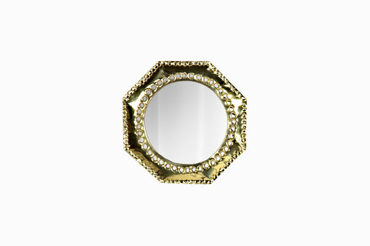 Small mirror hexagon with holes