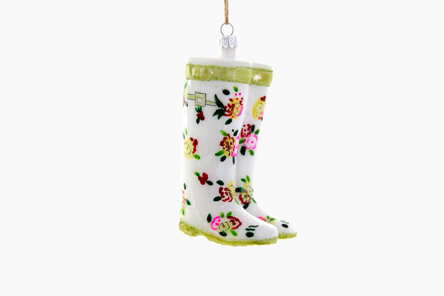 Bottes en caoutchouc pour jardin fleuri