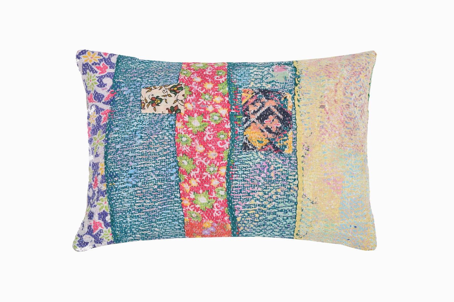 Coussin point Kantha Réf 3